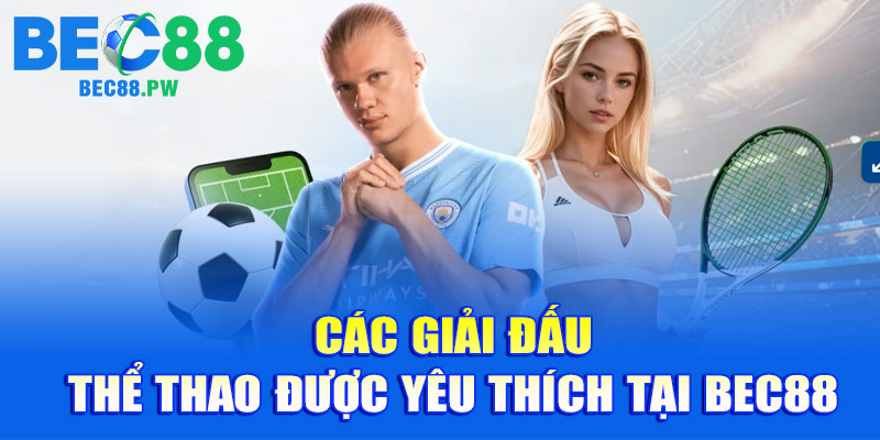 Các giải đấu thể thao được yêu thích tại BEC88